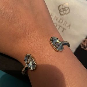 Kendra Scott Elton Abalone Shell GoldCuff Bracelet